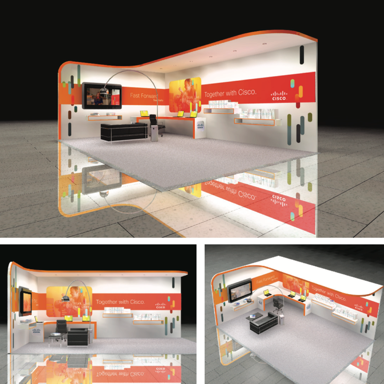 Custom trade show stand