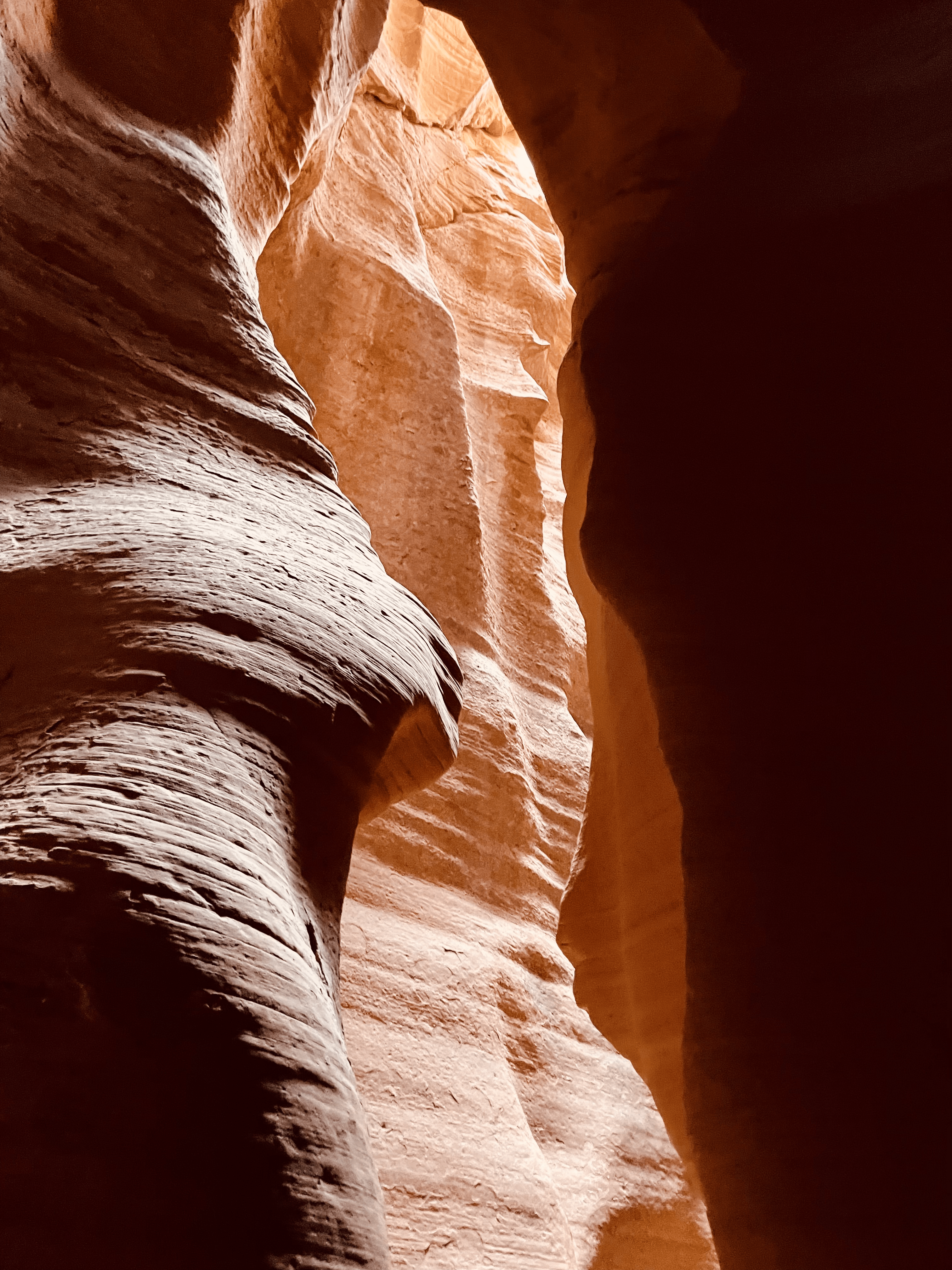 Close up of rocks in Antelope Canyon